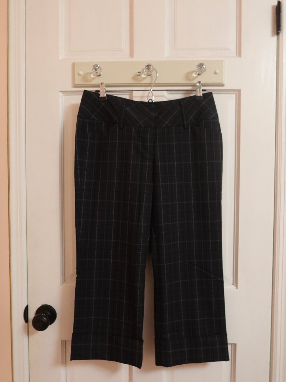Size 7 Plaid Express Design Studio Editor Trousers